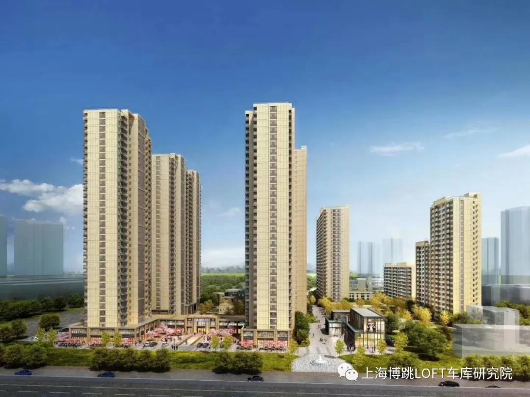 乌兰察布采用了LOFT车库武汉当代集团春风十里项目现已结构封顶！